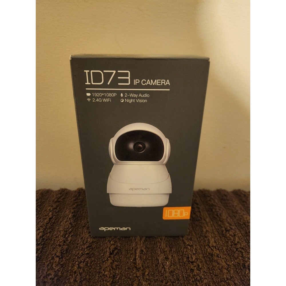 Apeman ID73 1080P WiFi Indoor Security Camera Pan Tilt Night Vision Baby Monitor